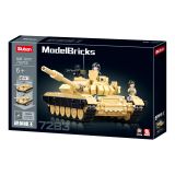 Dřevěné hračky Sluban Model Bricks M38-B1011 Bitevní tank T-72B3 2v1