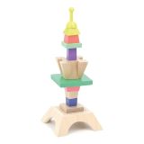 Dřevěné hračky Vilac Dřevěná nasazovací Eiffelova věž