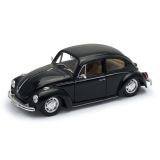 Dřevěné hračky Welly Volkswagen Beetle 1:24 Hardtop černý