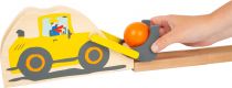 Dřevěné hračky Small Foot Kuličková dráha stavební stroje 10 dílů - SLEVA Small foot by Legler