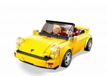 Dřevěné hračky Sluban ModelBricks M38-B1097 Německý žlutý sportovní vůz