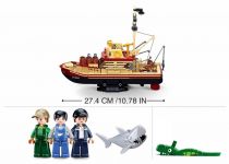 Dřevěné hračky Sluban ModelBricks M38-B1118 Rybářská loď Catherine