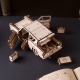 Dřevěné hračky Ugears 3D dřevěné mechanické puzzle Harry Potter Létající Ford Anglia