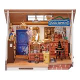 Dřevěné hračky RoboTime miniatura domečku Kouzelnický krámek