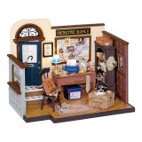 Dřevěné hračky RoboTime miniatura domečku Kancelář soukromého detektiva