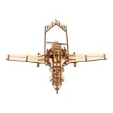 Dřevěné hračky Ugears 3D dřevěné mechanické puzzle Bojový dron Bayraktar TB2