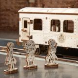 Dřevěné hračky Ugears 3D dřevěné mechanické puzzle Harry Potter Bradavický expres