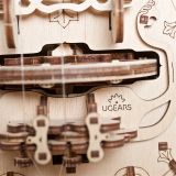 Dřevěné hračky Ugears 3D dřevěné mechanické puzzle Niněra (Hurdy-Gurdy)