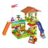 Dřevěné hračky L-W Toys Junior kostky Farma