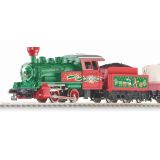 Dřevěné hračky Piko Startovací sada Vánoční vlak s parní lokomotivou s tendrem - 57081
