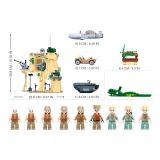 Dřevěné hračky Sluban Army WW2 M38-B1111 Bitva o Iwodžimu