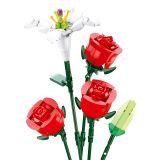 Dřevěné hračky Sluban Flowers M38-B1121B Růže s Lilií