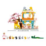 Dřevěné hračky Sluban Girls Dream M38-B1089 Dům s devíti kočičkami