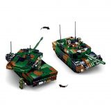 Dřevěné hračky Sluban Model Bricks M38-B0839 Německý bitevní tank Leopard 2A5