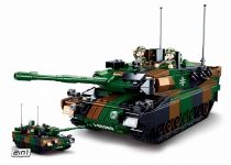 Dřevěné hračky Sluban Model Bricks M38-B0839 Německý bitevní tank Leopard 2A5