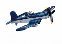 Dřevěné hračky Sluban WWII M38-B1109 Americký stíhací letoun F4U Corsair