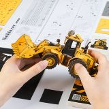 Dřevěné hračky RoboTime dřevěné 3D puzzle Nakladač