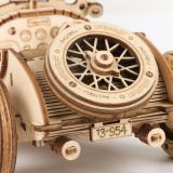 Dřevěné hračky RoboTime dřevěné 3D puzzle Závodní auto