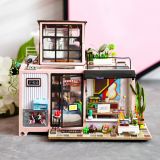 Dřevěné hračky RoboTime miniatura domečku Studio