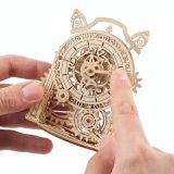 Dřevěné hračky Ugears 3D dřevěné mechanické puzzle Dekorační budík