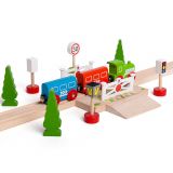 Dřevěné hračky Bigjigs Rail Sada dřevěných dopravních značek
