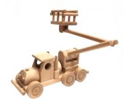 Dřevěné hračky Ceeda Cavity Auto s plošinou