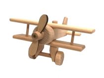 Dřevěné hračky Ceeda Cavity Letadlo dvouplošník
