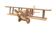 Dřevěné hračky Ceeda Cavity Letadlo velký dvouplošník