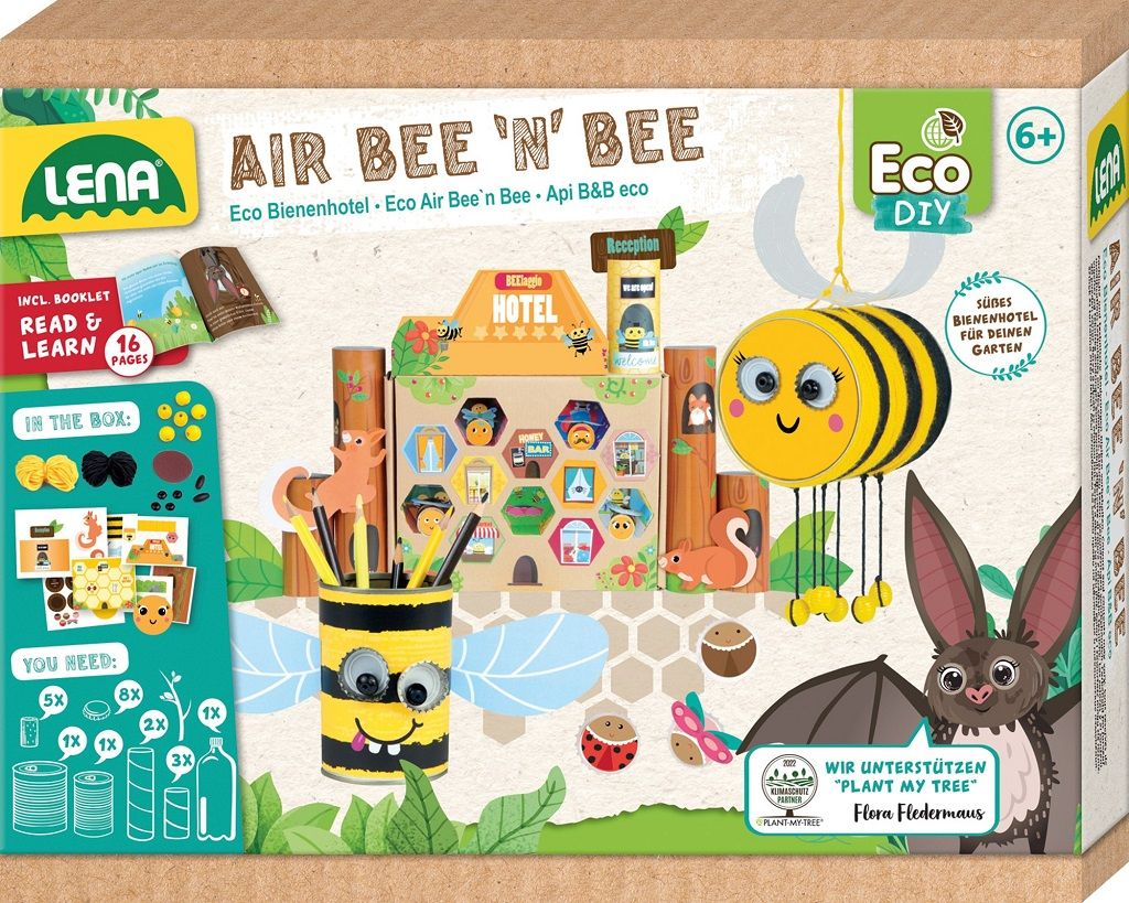 Dřevěné hračky Lena Kreativní box Eco včela