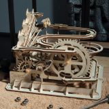 Dřevěné hračky RoboTime 3D skládačka kuličkové dráhy Spirála
