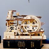 Dřevěné hračky RoboTime 3D skládačka kuličkové dráhy Spirála