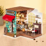 Dřevěné hračky RoboTime miniatura domečku Kavárna