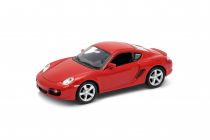 Dřevěné hračky Welly - Porsche Cayman S 1:34 červené