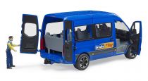 Dřevěné hračky Bruder MB Sprinter mikrobus s řidičem
