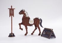 Dřevěné hračky RoboTime Dřevěná skládačka Bojovný kůň