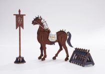 Dřevěné hračky RoboTime Dřevěná skládačka Bojovný kůň