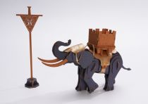 Dřevěné hračky RoboTime Dřevěná skládačka Bojovný slon