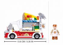 Dřevěné hračky Sluban Girls Dream M38-B0993D Pizza vůz