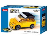 Dřevěné hračky Sluban Power Bricks M38-B1067A Natahovací elektrické vozidlo č. 1
