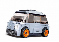 Dřevěné hračky Sluban Power Bricks M38-B1067F Natahovací elektrické vozidlo č. 6