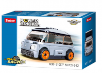 Dřevěné hračky Sluban Power Bricks M38-B1067F Natahovací elektrické vozidlo č. 6