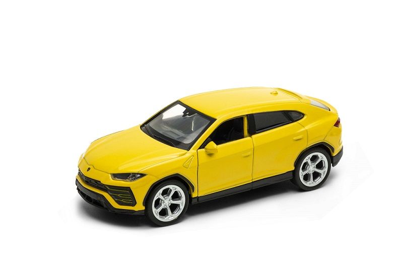 Dřevěné hračky Welly Lamborghini Urus 1:34 žlutá