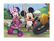 Dřevěné hračky Dino Dřevěné licenční kostky Mickey Mouse – 12 kostek