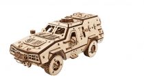 Dřevěné hračky Ugears 3D dřevěné mechanické puzzle Dozor-B Combat Vehicle