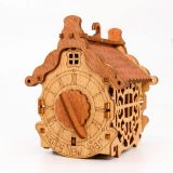 Dřevěné hračky iDventure Dřevěná stavebnice Šťastný nový rok