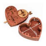 Dřevěné hračky iDventure Trezor dřevěné srdce