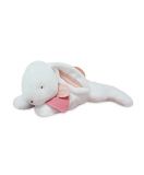 Doudou Plyšový králík s tmavě růžovou bambulkou 65 cm