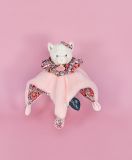 Dřevěné hračky Doudou Muchláček kočka růžová 3v1 Doudou et Compagnie Paris