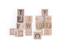 Dřevěné hračky Bajo Kostky abeceda