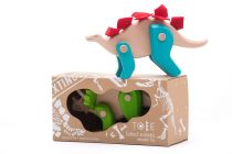 Dřevěné hračky Bajo Série Vyhynulá zvířata - Stegosaurus